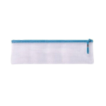 Treeline 33cm Clear Pencil Bag with assorted colour zips